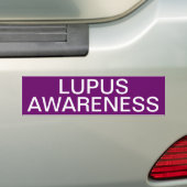 Lupusbewustzijn Bumpersticker (Op auto)