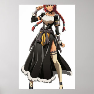 Lupusregina Beta Overlord Anime Manga Poster