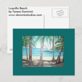 Luquillo Beach, Puerto Rico Briefkaart (Voorkant / Achterkant)