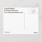 Luquillo Beach, Puerto Rico Briefkaart (Achterkant)