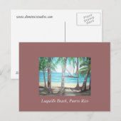 Luquillo Beach, Puerto Rico Briefkaart (Voorkant / Achterkant)