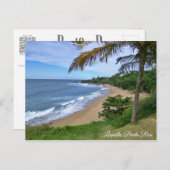 Luquillo, Puerto Rico - Verborgen golven Briefkaart (Voorkant / Achterkant)