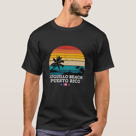 LUQUILLO STRAND PUERTO RICO T-SHIRT (Voorkant)