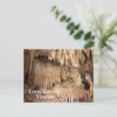 Luray Caverns in Virginia Briefkaart (Staand voorkant)