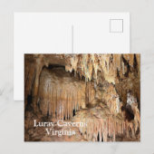 Luray Caverns in Virginia Briefkaart (Voorkant / Achterkant)