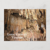 Luray Caverns in Virginia Briefkaart (Voorkant)