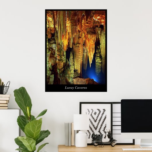 Luray Caverns Poster (Thuiskantoor)