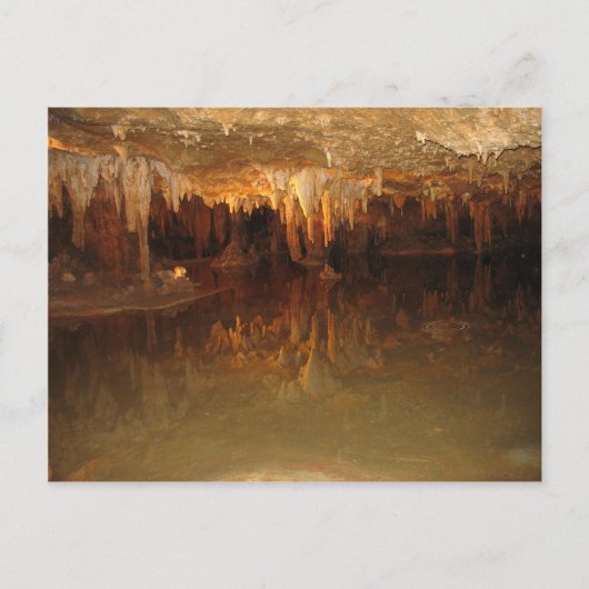 Luray Caverns, reflectiepool Briefkaart (Voorkant)