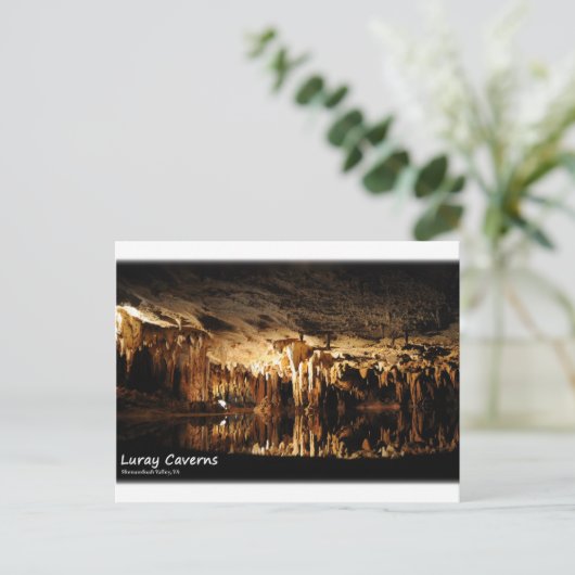 Luray Caverns, Shenandoah Valley Virginia Briefkaart (Staand voorkant)