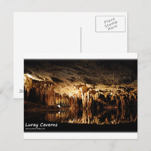 Luray Caverns, Shenandoah Valley Virginia Briefkaart (Voorkant / Achterkant)