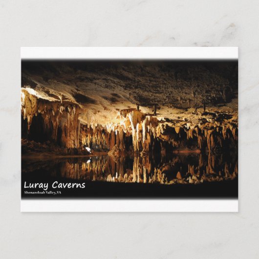 Luray Caverns, Shenandoah Valley Virginia Briefkaart (Voorkant)