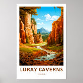 Luray Caverns Virginia Travel Print (Voorkant)