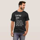Luray Meisje Van Virginia Grappige Stad Home Roots T-shirt (Voorkant volledig)