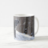 Lurcher achter een boom - Mok (Voorkant rechts)