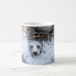 Lurcher Swimming Mok | Mannelijke Lurcher Dog