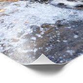 Lurcher Swimming Photo Print Foto Afdruk (Hoek)