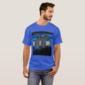 Lurchers overseeing the world t-shirt (Voorkant volledig)
