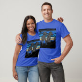 Lurchers overseeing the world t-shirt (Unisex)