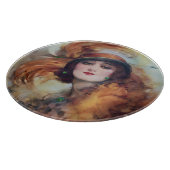 Lure van de groene ogen  vrouw snijplank (Hoek)