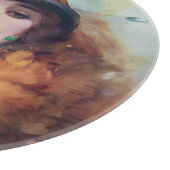 Lure van de groene ogen  vrouw snijplank (Hoek)