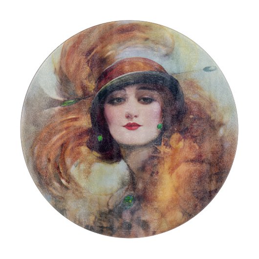 Lure van de groene ogen  vrouw snijplank (Voorkant)