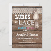 Lures of Lace baby onthullen geslacht Kaart (Voorkant)