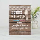 Lures of Lace baby onthullen geslacht Kaart (Staand voorkant)