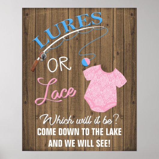 Lures of Lace Wooden Gender onthullen als Baby Poster (Voorkant)