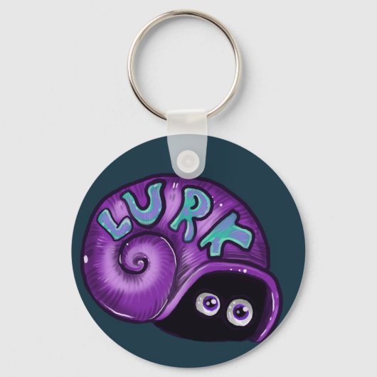 Lurk Introvert Snagelmote Sleutelhanger (Voorkant)