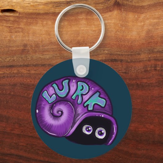 Lurk Introvert Snagelmote Sleutelhanger (Achterkant)