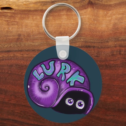 Lurk Introvert Snagelmote Sleutelhanger (Voorkant)