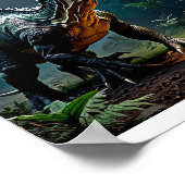 Lurking Albertosaurus Poster (Hoek)