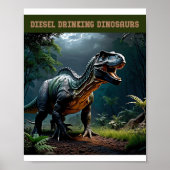 Lurking Albertosaurus Poster (Voorkant)
