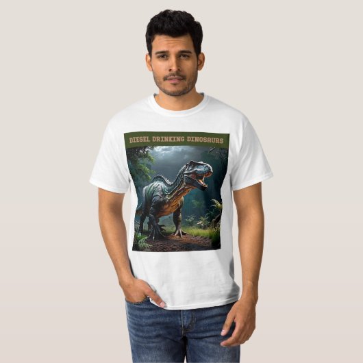 Lurking Albertosaurus T-shirt (Voorkant volledig)
