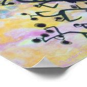 Lurking Dawn dragon silhouette fantasy art poster (Hoek)