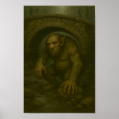 Lurking Legend - Troll onder een brug Poster (Voorkant)