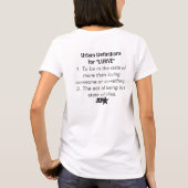 LURVE gedefinieerd T-shirt (Achterkant)