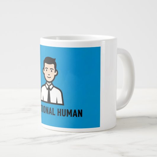 LUS.A - Functioneel Mens Grote Koffiekop (Voorkant rechts)