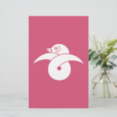 Lus wilde gans briefpapier (Staand voorkant)