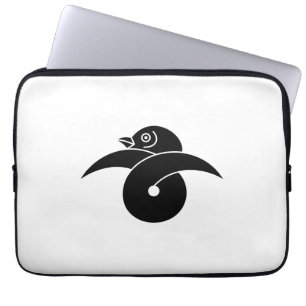 Lus wilde gans laptop sleeve