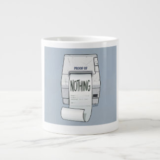 LUSA - Bewijs van Niets - Grappige Bonprinter Grote Koffiekop