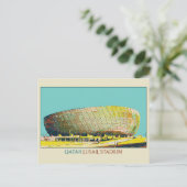 Lusail Stadium architectuur illustratie Qatar Pos Briefkaart (Staand voorkant)