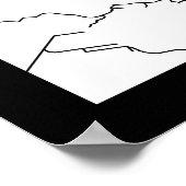 Lusaka Zambia City Map Poster (Hoek)