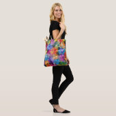 Lusaka Zambia Stadsplattegrond Tote Bag (Op model)