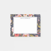 Luscious Floral Personalized Name Post-it® Notes (Voorkant)