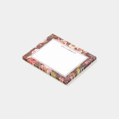 Luscious Floral Personalized Name Post-it® Notes (Schuin)