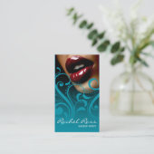 Luscious Glossy Lips Curliques | oceaanblauw Visitekaartje (Staand voorkant)