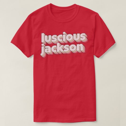 Luscious Jackson 90s stijl ventilator ontwerp 1 T-shirt (Design voorkant)