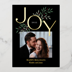 Luscious Joy Folie Holiday Briefkaart kerstkaart