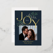 Luscious Joy Folie Holiday Briefkaart kerstkaart (Voorkant / Achterkant)